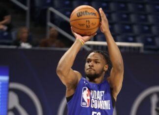 Bronny James is attracting bets to be the first pick in the NBA draft