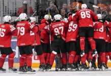 Switzerland stuns Canada in world championship semifinals