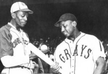 Major League Baseball stars include statistics and records for the Negro Leagues