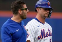 Mets’ Pete Alonso injured vs. Dodgers, Edwin Díaz placed on IL