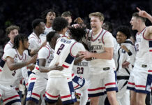 UConn wins back-to-back NCAA championships with dominant win over Purdue