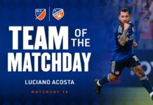Luciano Acosta named to MLS Team of the Matchday for Matchday 15