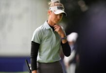 Nelly Korda is bitten by a dog and withdraws from an event in England