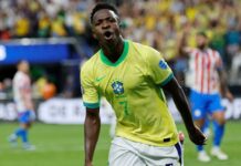 Vinícius Júnior ‘almost perfect’ as Brazil get back on track