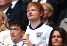 Euro 2024 Ed Sheeran plays private gig for England team
