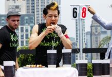 Takeru Kobayashi’s Hot Dog Eating Competition with Joey Chestnut