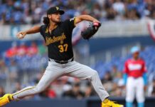 Pirates’ Jared Jones (lat strain) shut down for at least 2 weeks