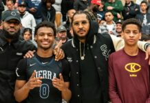 Carmelo responds to son’s claim that LeBron, Bronny would win 2-on-2 game