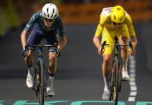 Riders’ group says man arrested after chips thrown at TdF leaders