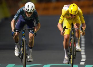 Riders’ group says man arrested after chips thrown at TdF leaders