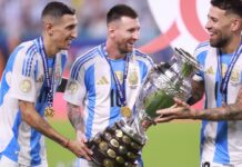 Lionel Messi named in Copa América Team of the Tournament