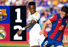 Barcelona Edges Madrid 2-1 in Thrilling El Clásico!