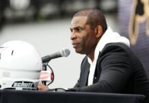 Deion Sanders sparring with the media at a testy Colorado presser