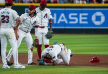 Diamondbacks’ Ketel Marte (ankle) exits, won’t need X-rays