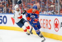 Blues tender offer sheets to Oilers’ Broberg, Holloway