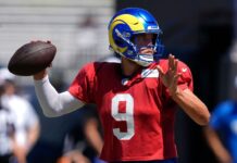 Sean McVay ‘not concerned’ about Matthew Stafford’s hamstring