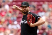 Marlins put righty reliever Anthony Bender on 15-day IL