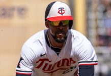 Twins place OF Byron Buxton (hip inflammation) on 10-day IL