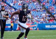 Bears try Velus Jones Jr. at running back to some success