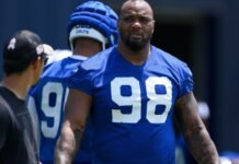 Raekwon Davis returns, practices with Indianapolis Colts