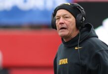 Iowa suspends football coach Kirk Ferentz for recruiting violation
