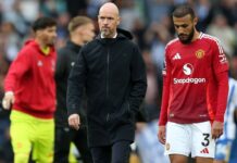 Old frailties haunt Man United in late loss to Brighton