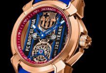 Jacob and Co. pays tribute to FC Barcelona with custom watch