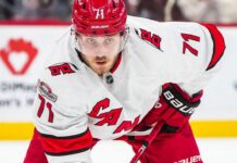 Hurricanes’ Jesper Fast likely out for season after surgery
