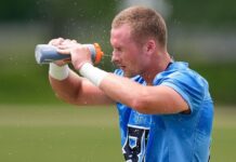 Titans’ Josh Whyle to wear Guardian Cap in regular-season game