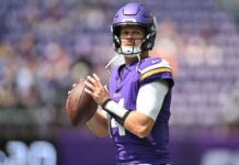 Vikings’ Sam Darnold connects on second TD vs. Giants