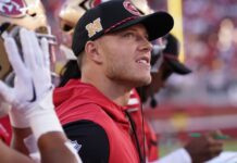49ers RB Christian McCaffrey’s status uncertain vs. Vikings