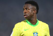 Vinícius Júnior apologises to fans after latest Brazil loss