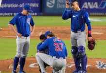 Cubs closer Porter Hodge has heart scare but gets save