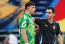 Argentina’s Emiliano Martínez accused of slapping cameraman
