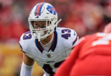 Sources – Terrel Bernard out with pec strain, return expected