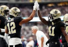 Alvin Kamara scores 4 TDs as Saints’ offense explodes again