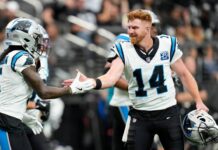 Strong ‘vet presence’ pays off for Dalton with big day in Panthers’ win