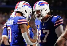 Josh Allen nearly flawless as Bills rout listless Jaguars