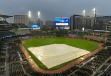 Forecast washes out 2 games of Mets-Braves; doubleheader Mon.