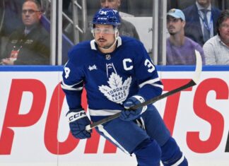 Maple Leafs’ Auston Matthews day-to-day with upper-body injury