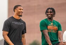 Cam Ward and Kieron Drones are cousins and training partners. And now they are rivals.