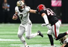 Saints TE Taysom Hill, LB Willie Gay leave loss with injuries