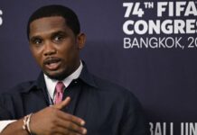 FIFA bans Samuel Eto’o for six months from Cameroon matches