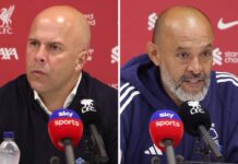 Arne Slot admits to “big setback” as Nuno says “it’s all about taking your chances” – Liverpool FC