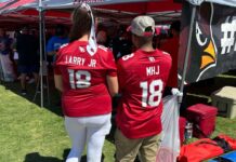 Arizona Cardinals fans defy odds to get Marvin Harrison Jr. jerseys