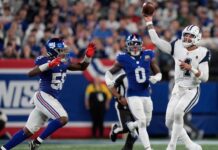 Giants ‘disappointed but not discouraged’ going into Week 5