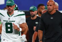 Jets’ Rodgers says he’s ‘good friends’ with Saleh, denies rift