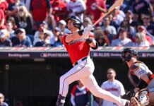 Fresh off bye, Guardians pounce on Tigers in Game 1 of ALDS