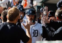 Tigers win Game 3, extend Guardians’ scoreless streak to 20 innings