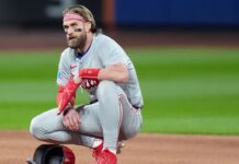 Postseason heartbreak continues for Bryce Harper, Phillies